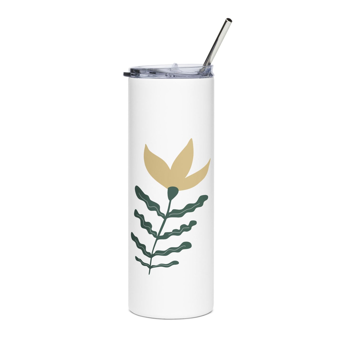 Motivational Stainless Steel Tumbler - 20oz with Boundaries Not Barriers Design