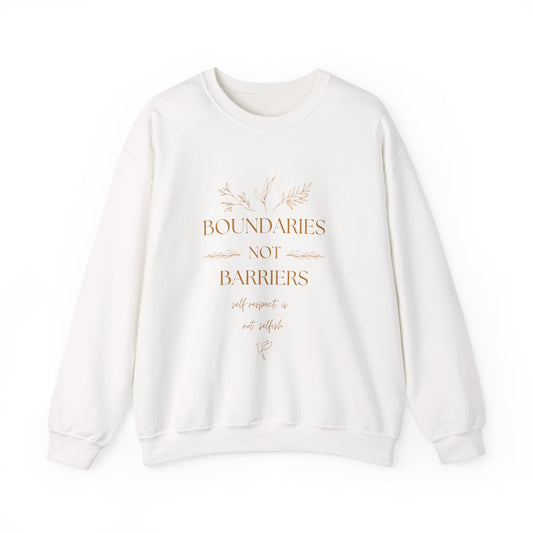 Boundary Not Barriers | Unisex Comfortable Pullover Sweatshirt for Everyday Wear
