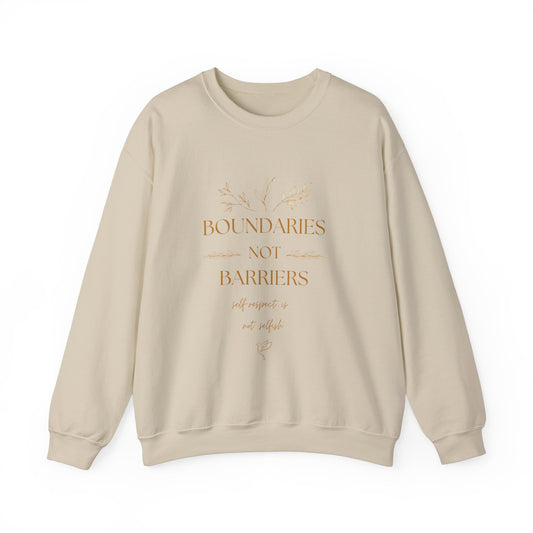 Boundary Not Barriers | Unisex Comfortable Pullover Sweatshirt for Everyday Wear