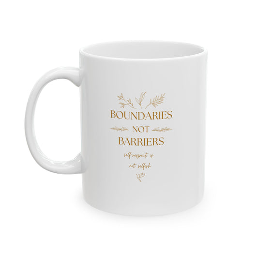 Self-Care Inspired Ceramic Mug | 11oz | Perfect for Personal Wellbeing & Gifting